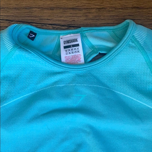 Gymshark seamless top in turquoise❤️♥️💕 - Picture 2 of 2